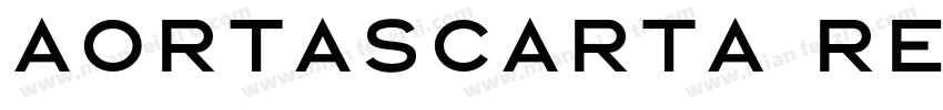 Aortascarta Regular字体转换